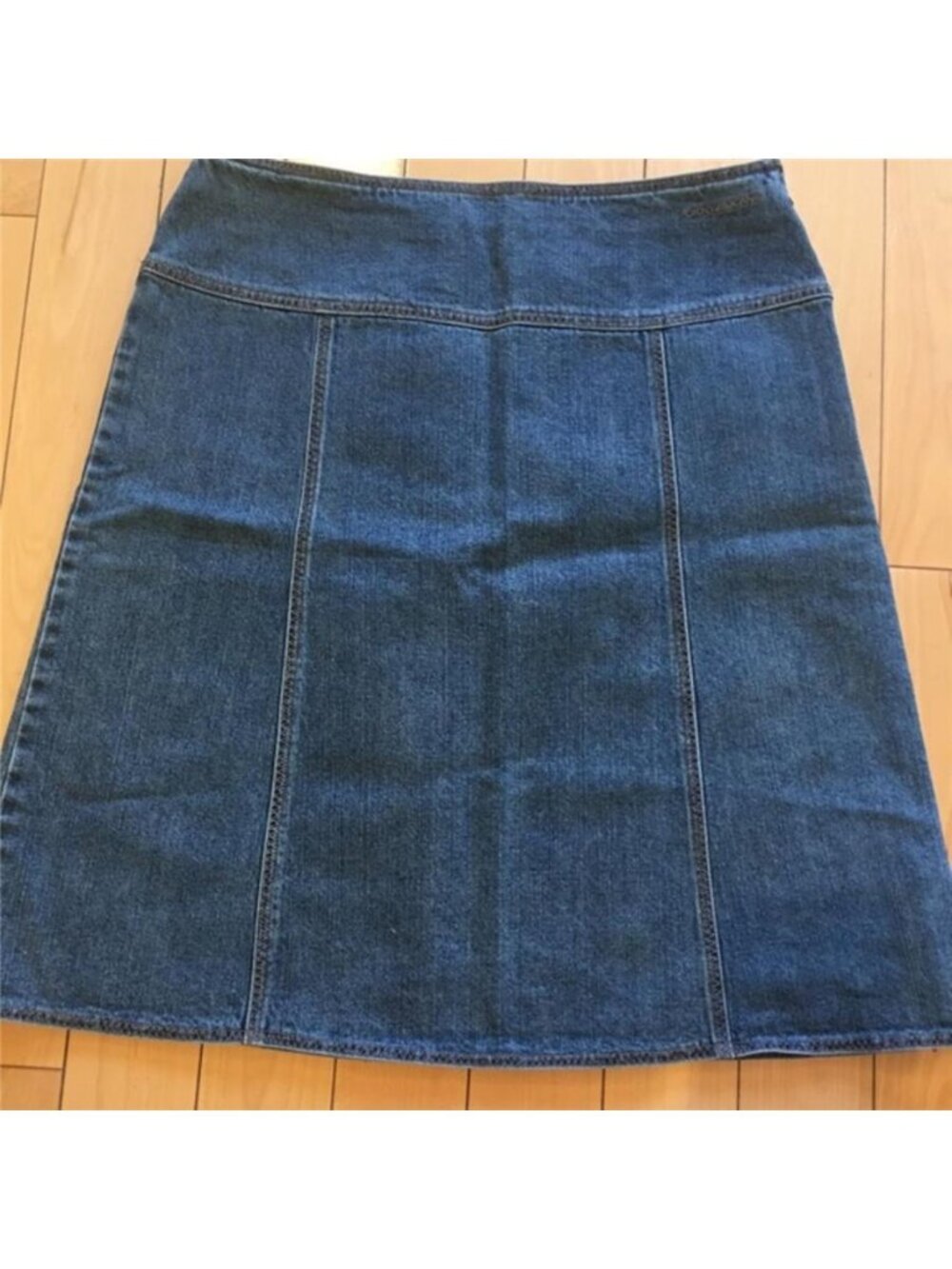 DKNY Women's Blue jeans Skirt